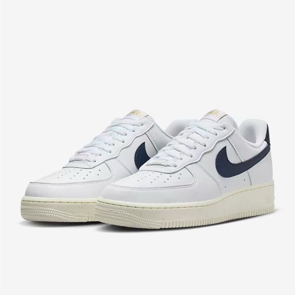 New Women’s Nike Air Force 1 ‘07 Next Nature Navy Blue Size 8.5 main image 1